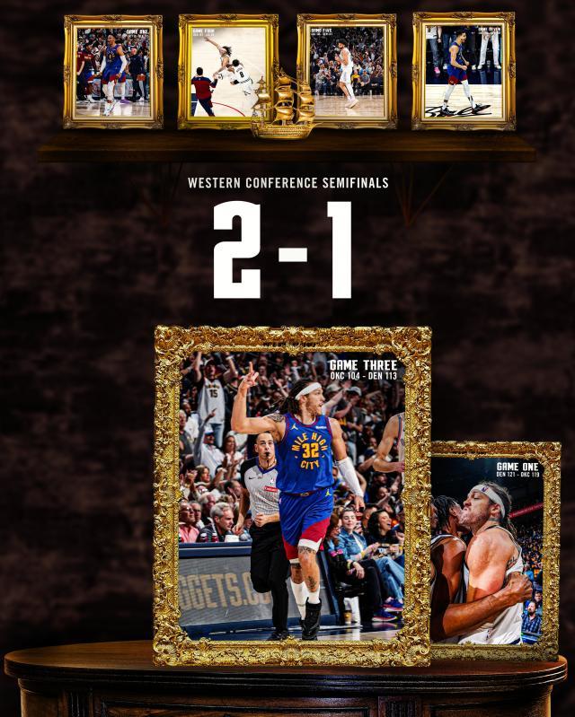 约基奇三分10中0也无妨！掘金冠军血脉觉醒斩雷霆