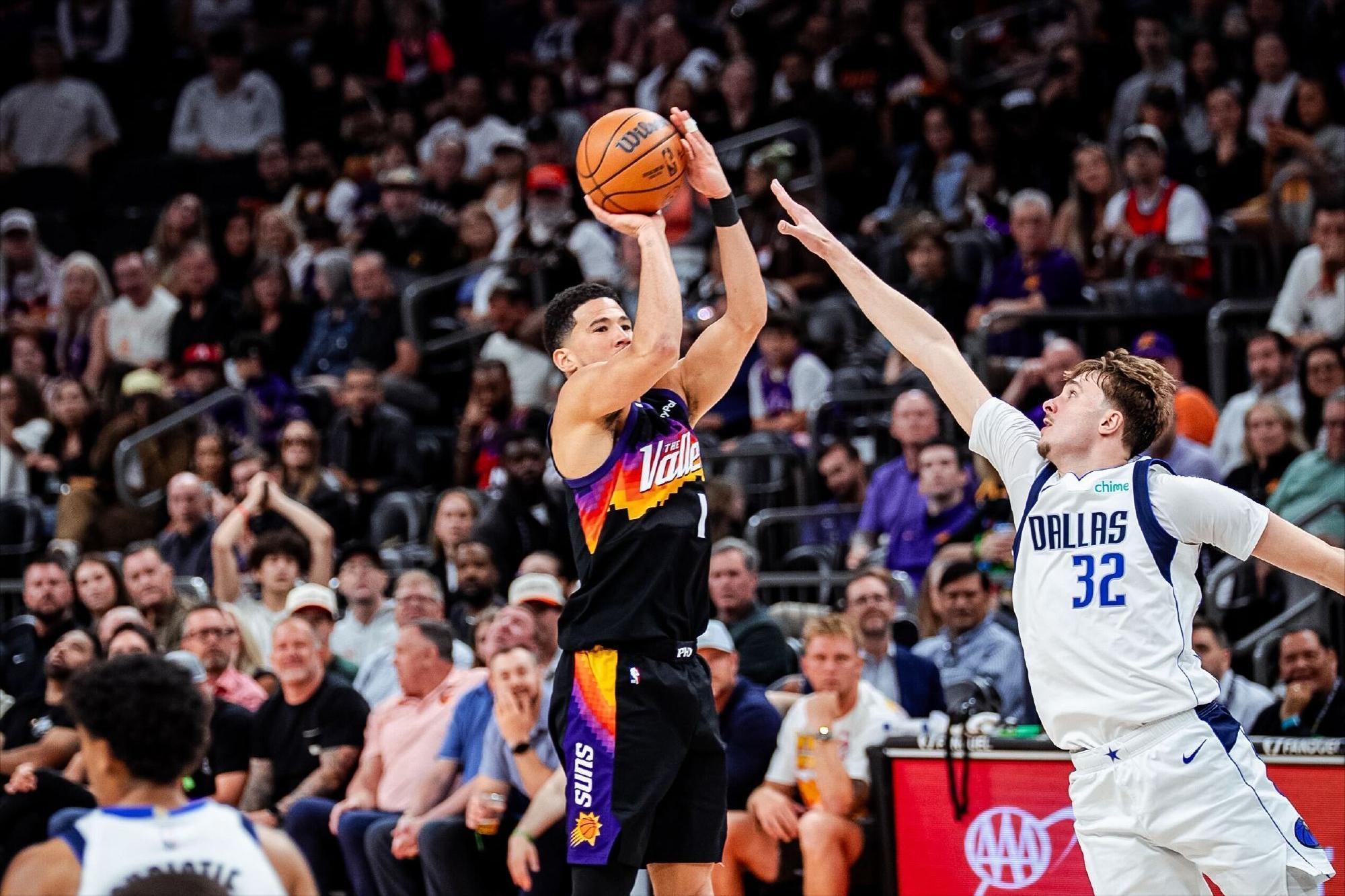 v体育-狄龙28分格林伤退，太阳锁西部第七！湖人隔空获利好+火箭迎挑战